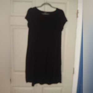 Eileen Fisher Classic Black Mini Dress Petite PL